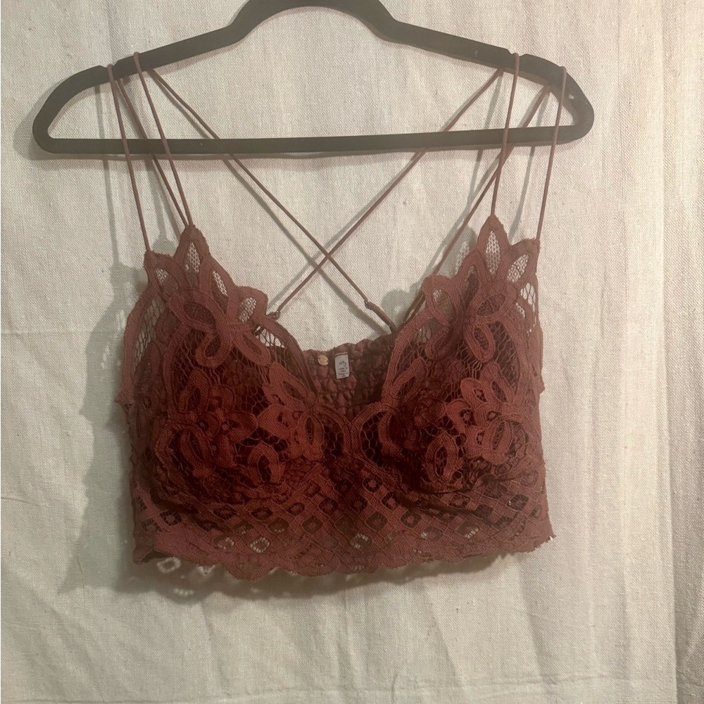 Free People  Lace Cropped Bralette